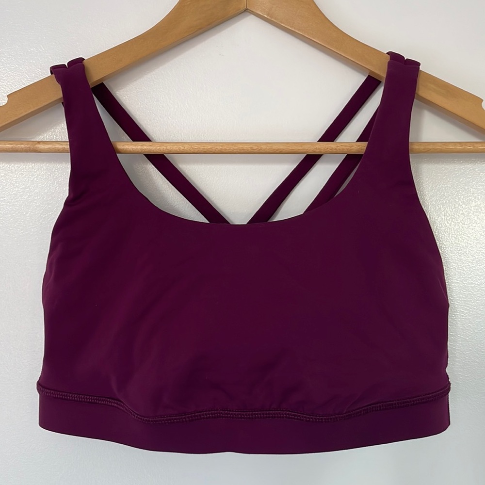 EUC Luluemon Energy Bra (Size 6)